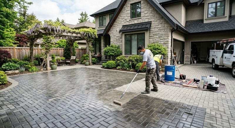 Concrete Patio Sealing in Gig Harbor, WA