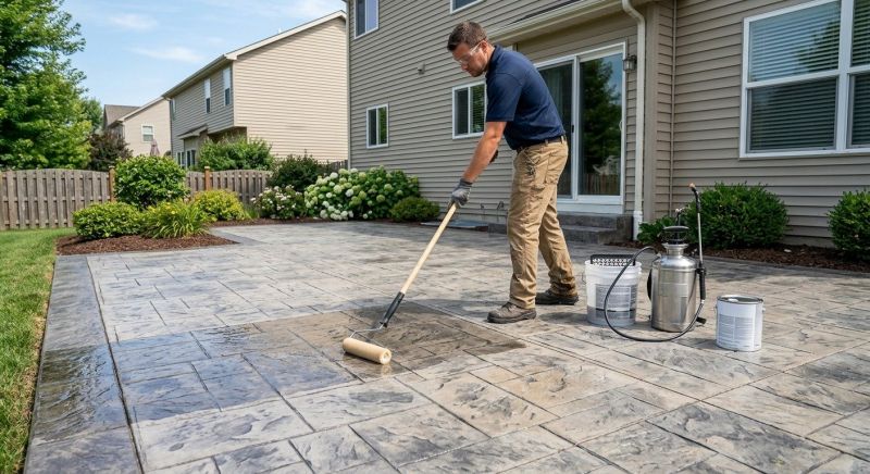 Concrete Walkway Sealing in Alpharetta, GA
